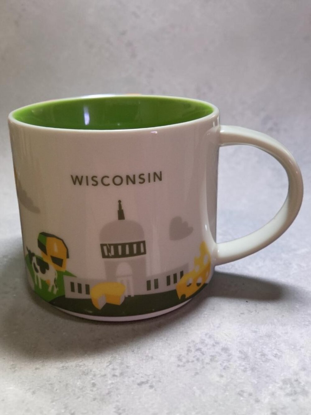 Starbucks Wisconsin You Are Here Collection 14oz Mug 2014